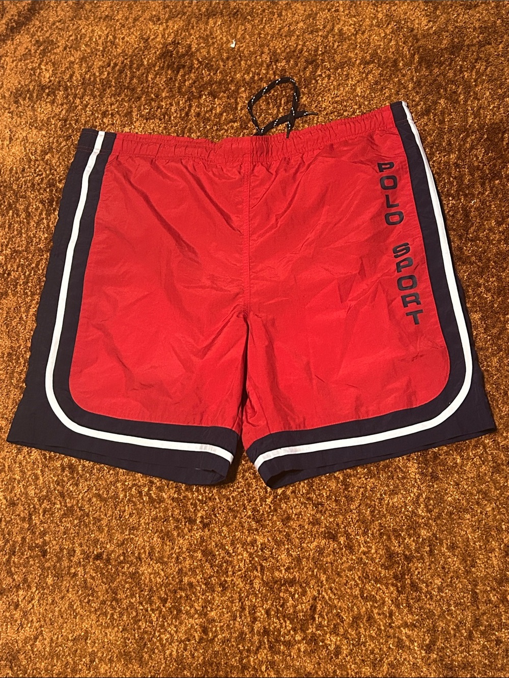 Polo by Ralph Lauren Red Shorts with Navy & White Trim
